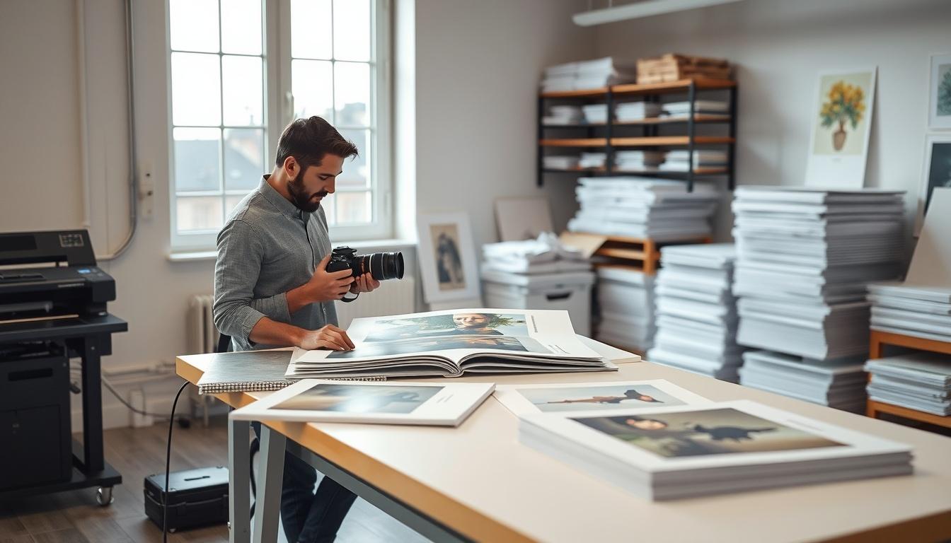 Impresión de foto y arte con revisión previa